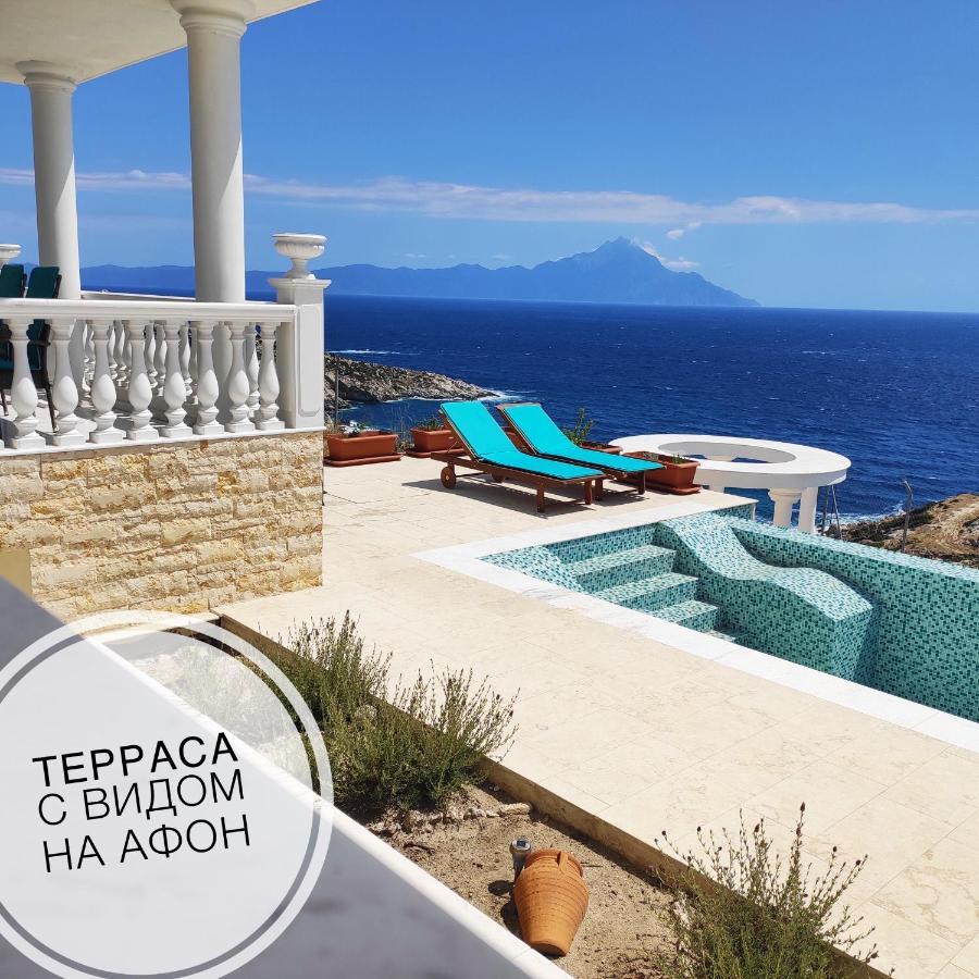 Villa Ulyana Kriaritsi - Athos Sea View & Spa 외부 사진