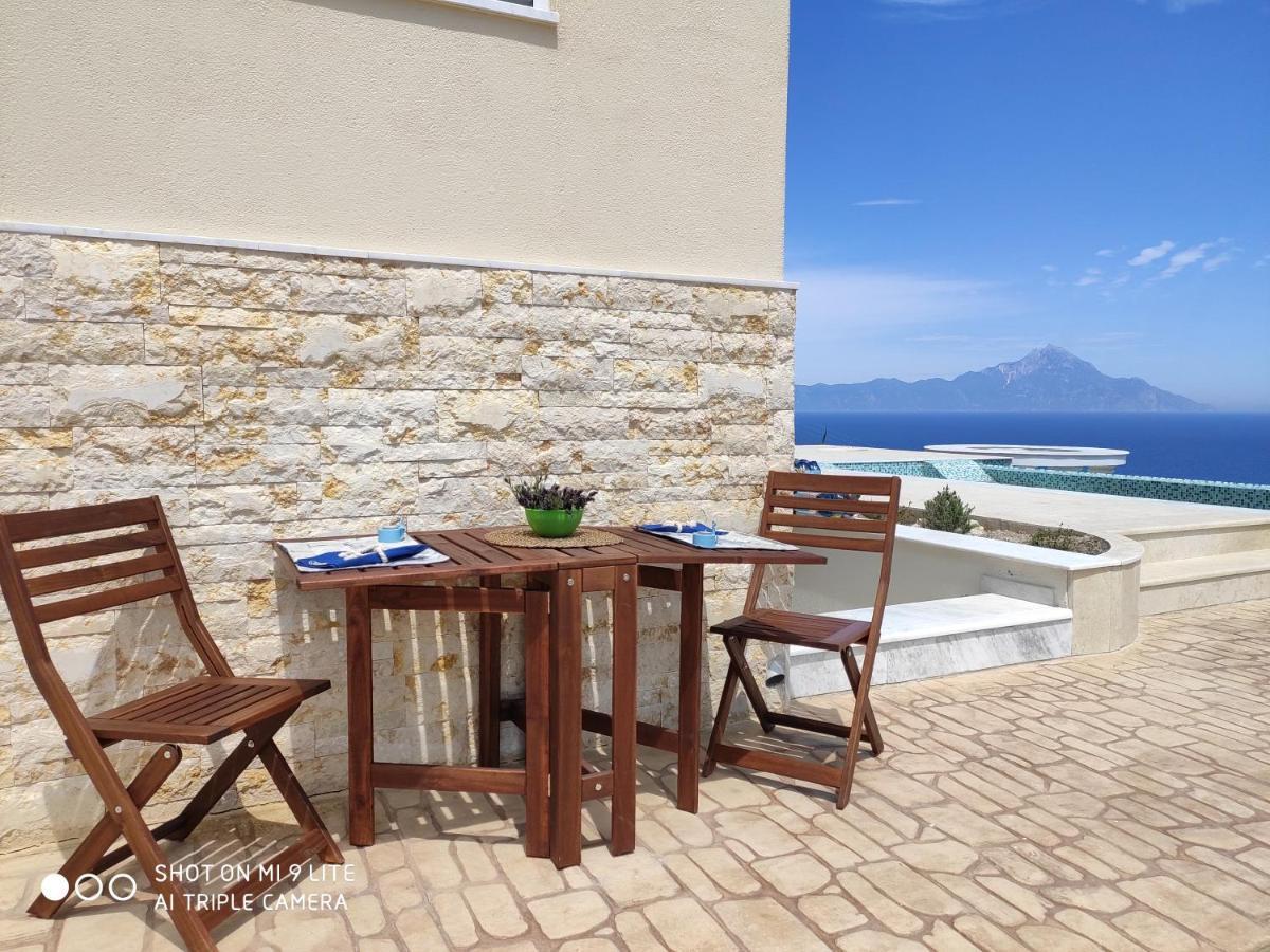 Villa Ulyana Kriaritsi - Athos Sea View & Spa 외부 사진