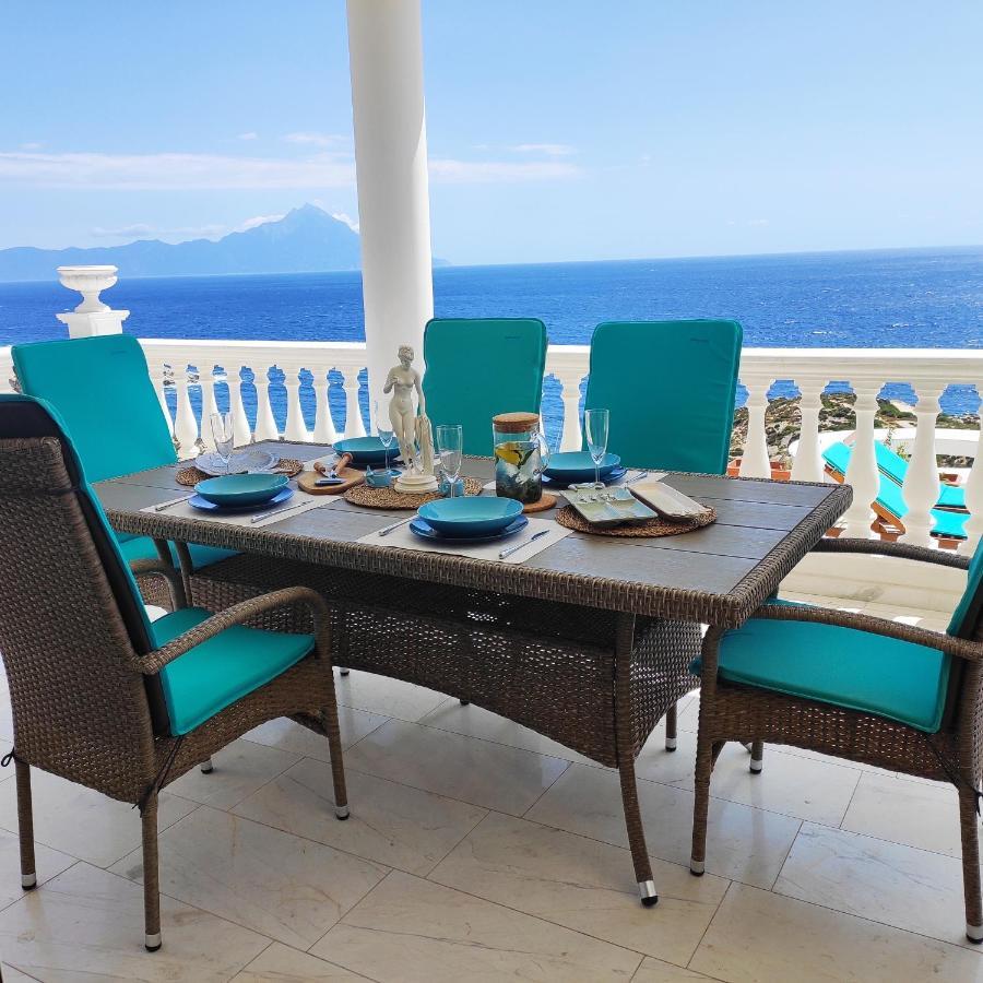 Villa Ulyana Kriaritsi - Athos Sea View & Spa 외부 사진
